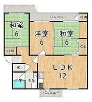 関屋あしびハイツ9号棟  ｜ 奈良県香芝市上中（賃貸マンション3LDK・4階・69.20㎡） その2