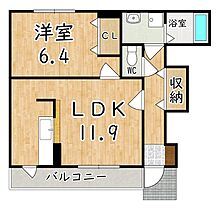 マルシェ  ｜ 奈良県大和高田市大字築山（賃貸アパート1LDK・1階・45.12㎡） その2