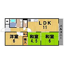 加藤マンション  ｜ 奈良県奈良市西大寺新町２丁目（賃貸マンション3LDK・2階・58.00㎡） その2