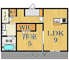 ボナールC棟  ｜ 奈良県奈良市秋篠新町（賃貸アパート1LDK・1階・40.04㎡） その2