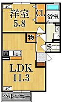 サニーヒロ  ｜ 奈良県奈良市四条大路２丁目（賃貸アパート1LDK・1階・40.43㎡） その2