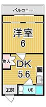 蝶野ハイツ  ｜ 奈良県奈良市西大寺本町（賃貸アパート1DK・2階・25.90㎡） その2