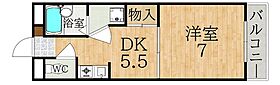 ルミエール  ｜ 奈良県奈良市学園南３丁目（賃貸マンション1DK・1階・29.30㎡） その2