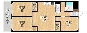 メゾン学園前  ｜ 奈良県奈良市学園大和町２丁目（賃貸マンション3LDK・3階・68.40㎡） その2