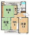 三室山コープタウン2号3階3.8万円