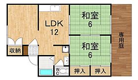 セジュール高木  ｜ 奈良県北葛城郡王寺町本町１丁目（賃貸アパート2LDK・1階・55.00㎡） その2