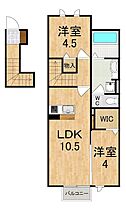 ヴィルヌーブE  ｜ 奈良県北葛城郡上牧町服部台１丁目（賃貸アパート2LDK・2階・53.21㎡） その2