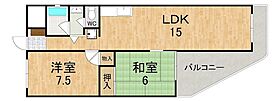 清川五番館  ｜ 奈良県北葛城郡王寺町葛下２丁目（賃貸マンション2LDK・2階・55.00㎡） その2