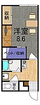 レオパレスGREATRIVER  ｜ 奈良県生駒郡三郷町立野北１丁目（賃貸アパート1K・2階・23.18㎡） その2