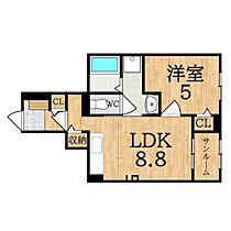 SunnyFieldSouth（サニーフィールドサウス）  ｜ 奈良県大和郡山市北郡山町（賃貸アパート1LDK・1階・37.98㎡） その2