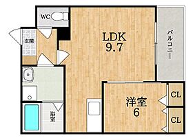 ジーメゾン大和郡山グレーデ  ｜ 奈良県生駒郡安堵町大字東安堵（賃貸アパート1LDK・2階・34.28㎡） その2