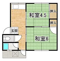 ヨークンハウス木津川  ｜ 京都府木津川市加茂町駅東１丁目（賃貸アパート2K・2階・35.50㎡） その2