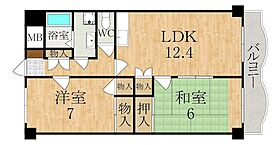 グラン・シャリオ二階堂  ｜ 奈良県天理市二階堂上ノ庄町（賃貸マンション2LDK・6階・61.80㎡） その2