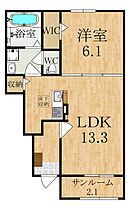 クレストールI  ｜ 奈良県天理市石上町（賃貸アパート1LDK・1階・50.01㎡） その2