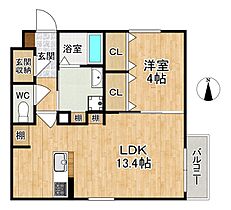 奈良県奈良市南城戸町（賃貸マンション1LDK・2階・43.14㎡） その2