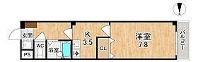 奈良県奈良市杉ヶ町（賃貸マンション1K・5階・31.08㎡） その2