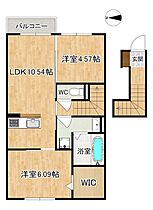 ウインドウII  ｜ 奈良県奈良市東九条町（賃貸アパート2LDK・2階・54.60㎡） その2