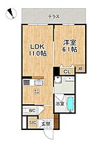 奈良県奈良市阪新屋町（賃貸マンション1LDK・1階・43.35㎡） その2