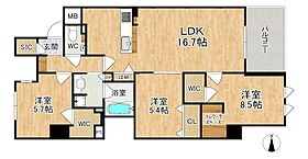 ラヴィーナ奈良  ｜ 奈良県奈良市大宮町１丁目（賃貸マンション3LDK・7階・82.45㎡） その2