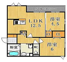 レジデンス三條  ｜ 奈良県奈良市三条桧町（賃貸アパート2LDK・1階・55.36㎡） その2