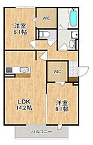 スリジエ新大宮  ｜ 奈良県奈良市法蓮町（賃貸アパート2LDK・3階・64.61㎡） その2