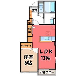 間取図画像 1LDK