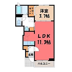 間取図画像 1LDK