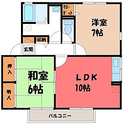 東武小泉線 竜舞駅 徒歩26分 2階/-