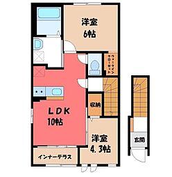 仮）館林市城町新築アパート 2階