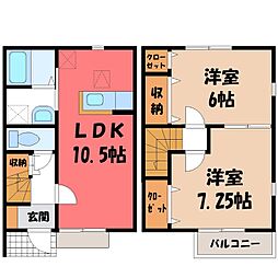 東武小泉線 西小泉駅 3.5km