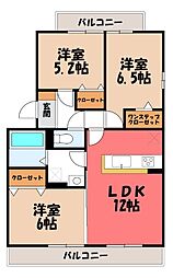 東武小泉線 西小泉駅 3.5km 2階/-