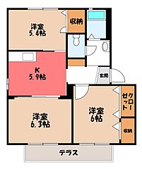 物件の間取り