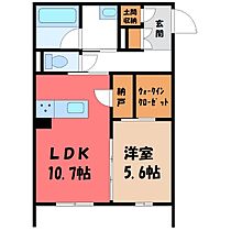 群馬県太田市新井町（賃貸マンション1LDK・1階・49.39㎡） その2