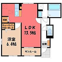 オークガーデン  II  ｜ 群馬県太田市西本町（賃貸アパート1LDK・1階・50.87㎡） その2