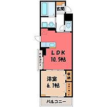 群馬県太田市大島町（賃貸アパート1LDK・3階・41.88㎡） その2