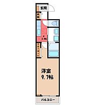 群馬県太田市大島町（賃貸アパート1K・1階・31.21㎡） その2