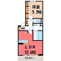 群馬県太田市飯田町（賃貸アパート1LDK・3階・40.04㎡） その2