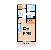 群馬県太田市南矢島町（賃貸アパート1R・2階・26.71㎡） その2