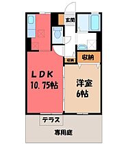 群馬県太田市岩瀬川町（賃貸アパート1LDK・1階・40.29㎡） その2