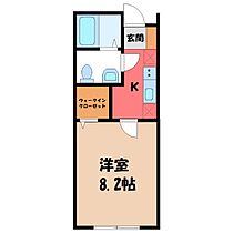 茨城県古河市駒羽根（賃貸アパート1K・2階・25.48㎡） その2