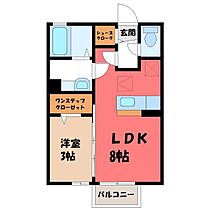 茨城県古河市下山町（賃貸アパート1LDK・1階・29.44㎡） その2