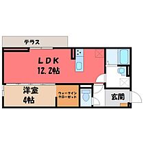 群馬県太田市下小林町（賃貸アパート1LDK・1階・41.95㎡） その2