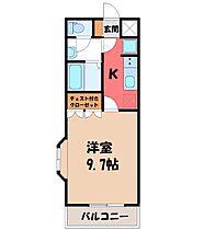 群馬県太田市藤阿久町（賃貸アパート1K・2階・29.75㎡） その2