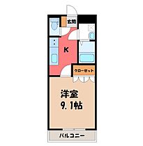 群馬県太田市富沢町（賃貸アパート1K・2階・30.96㎡） その2