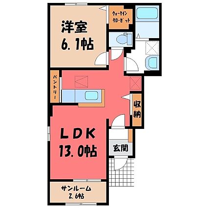 ヴィラ—リエージュB_間取り_0