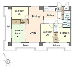 間取図画像 4LDK