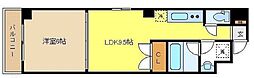 都営新宿線 菊川駅 徒歩3分の賃貸マンション 5階1LDKの間取り