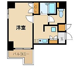 ヴェルステージ茅場町 1Kの間取図画像