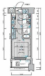 MAINSTAGE錦糸町9 1Kの間取図画像