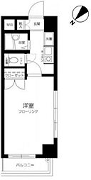 ヴェルステージ茅場町 1Kの間取図画像